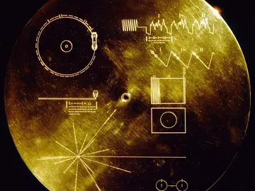 Cubierta del disco de las Voyager Cubierta del disco de las Voyager
