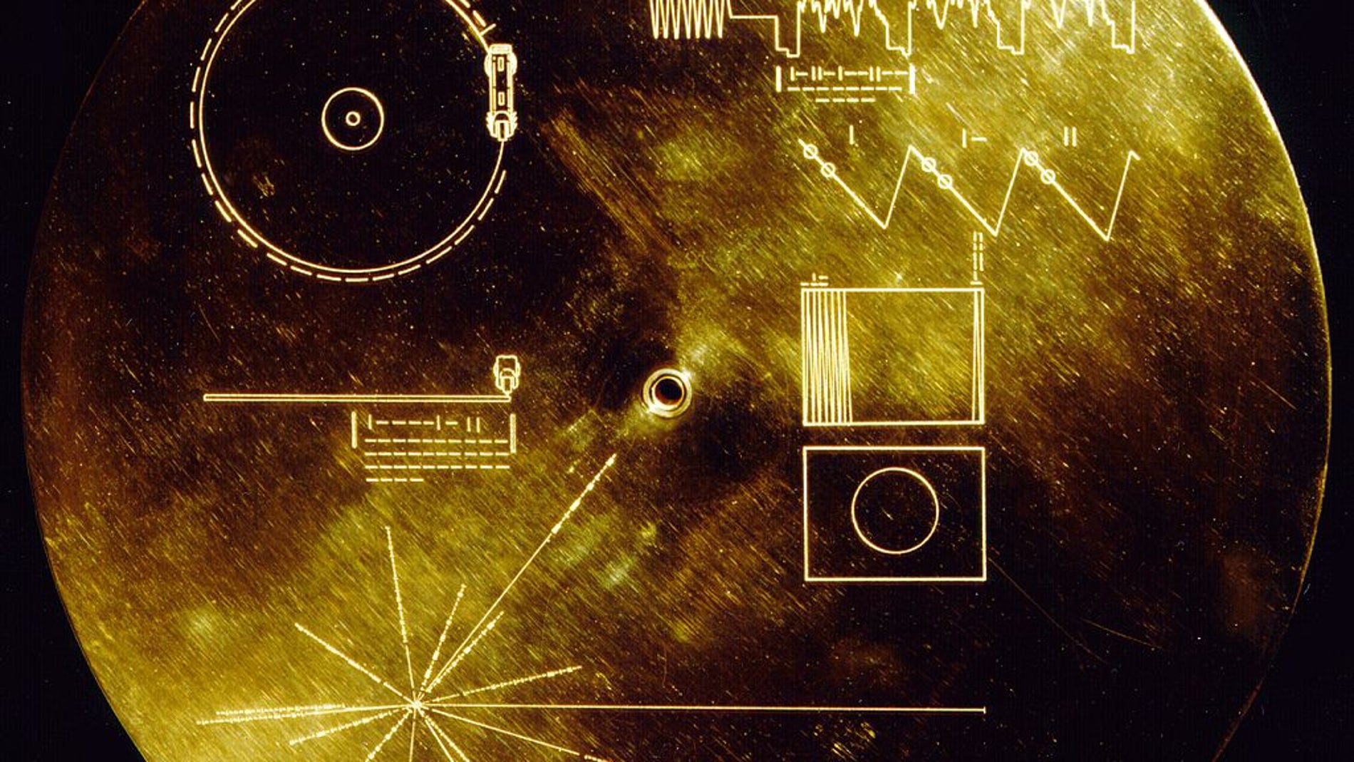 Cubierta del disco de las Voyager