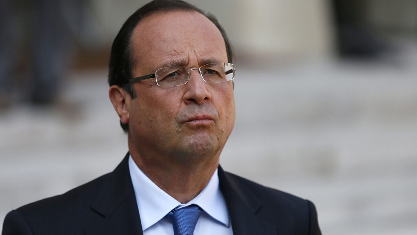 El presidente franc&eacute;s, Fran&ccedil;ois Hollande