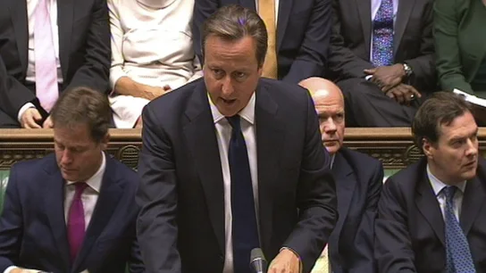 El primer ministro británico David Cameron El primer ministro británico David Cameron