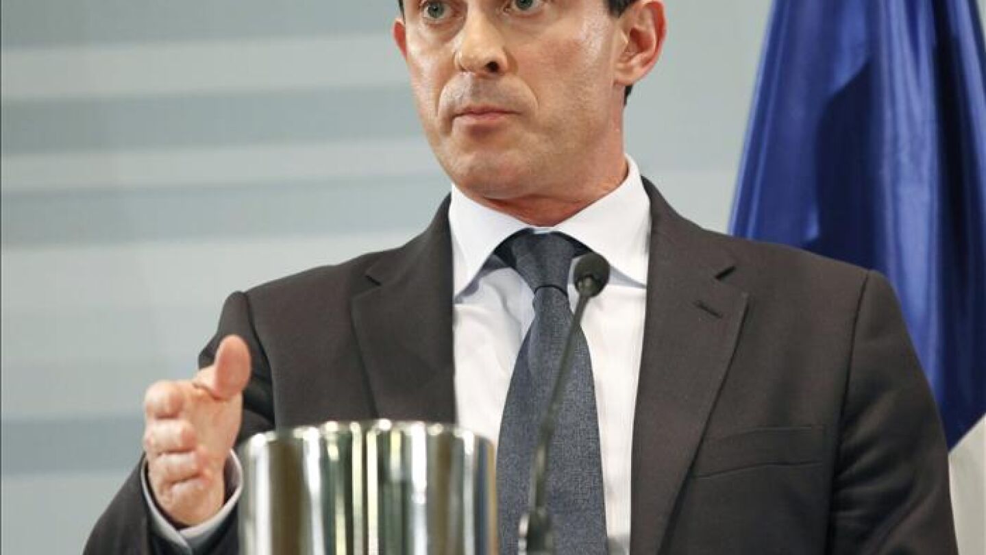 El ministro franc&eacute;s del Interior, Manuel Valls. 