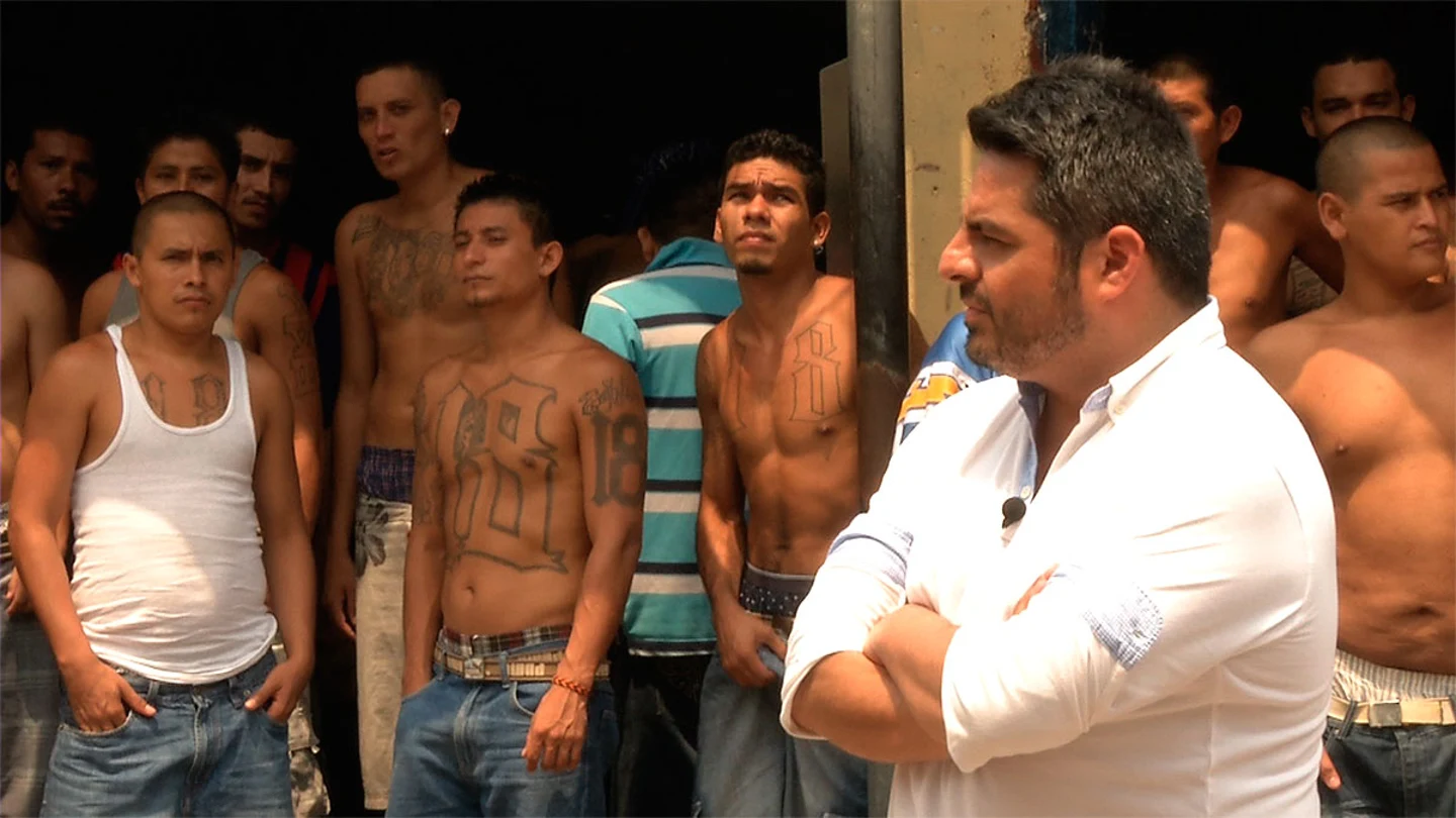 Jalis de la Serna en una cárcel de El Salvador Jalis de la Serna en una cárcel de El Salvador