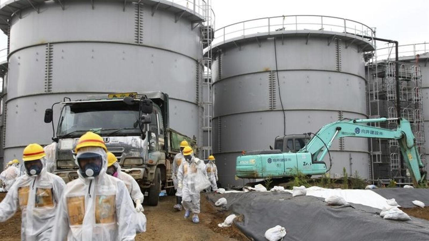 Operarios trabajando en las tareas de descontaminaci&oacute;n