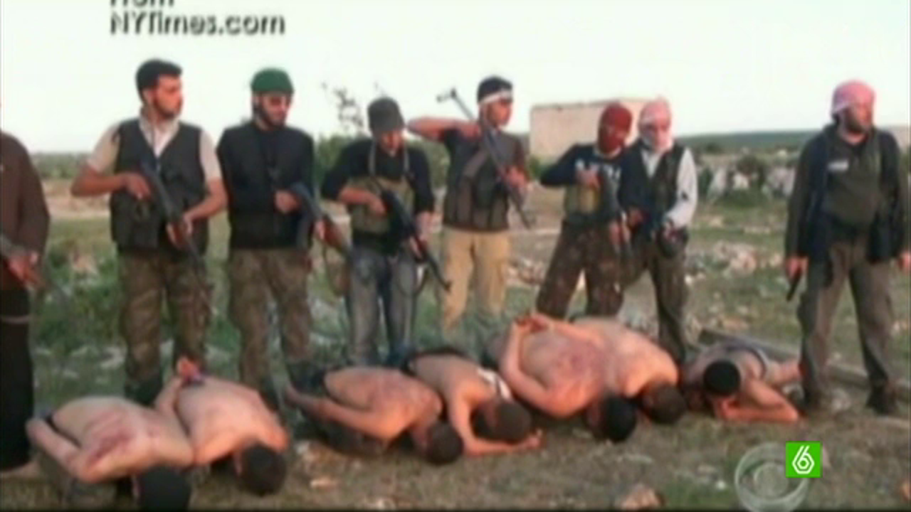 Publican un vídeo de ejecuciones de soldados de Asad por rebeldes sirios 