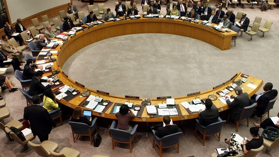 Vista general del Consejo de Seguridad de la ONU. Vista general del Consejo de Seguridad de la ONU.