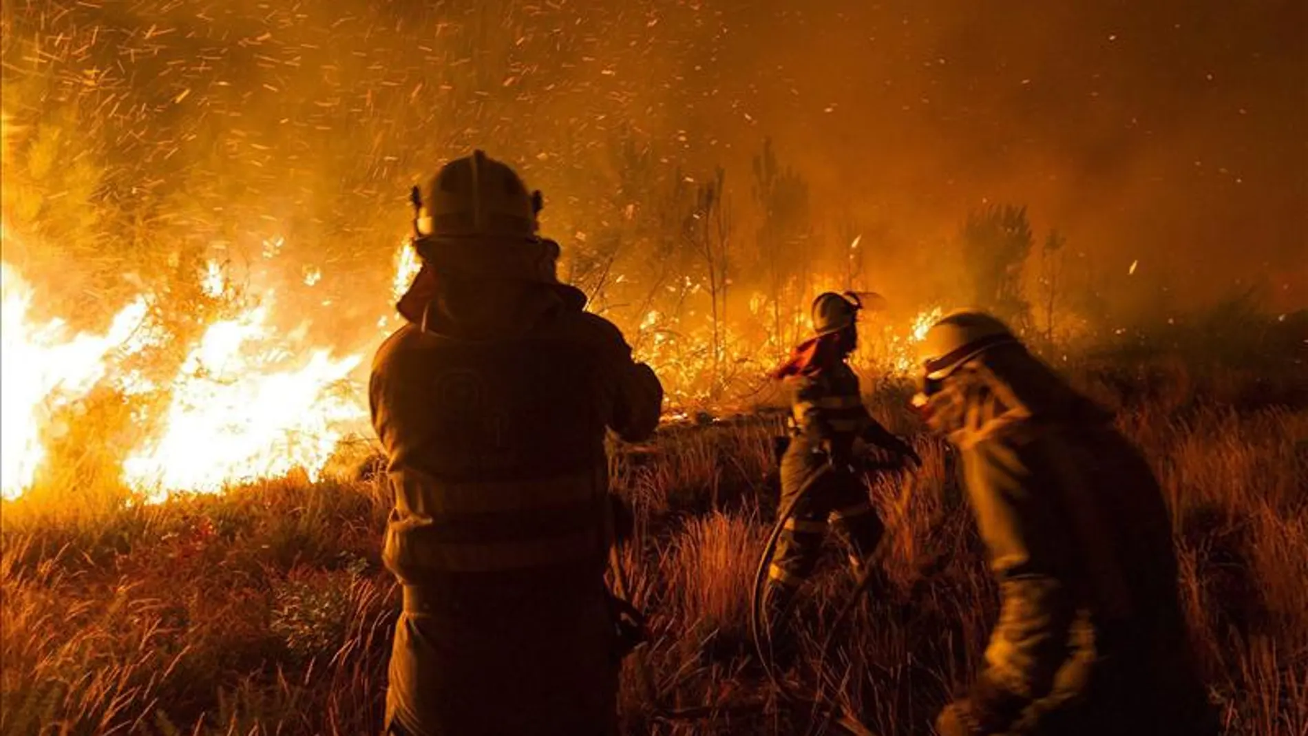 Incendio forestal en Ames