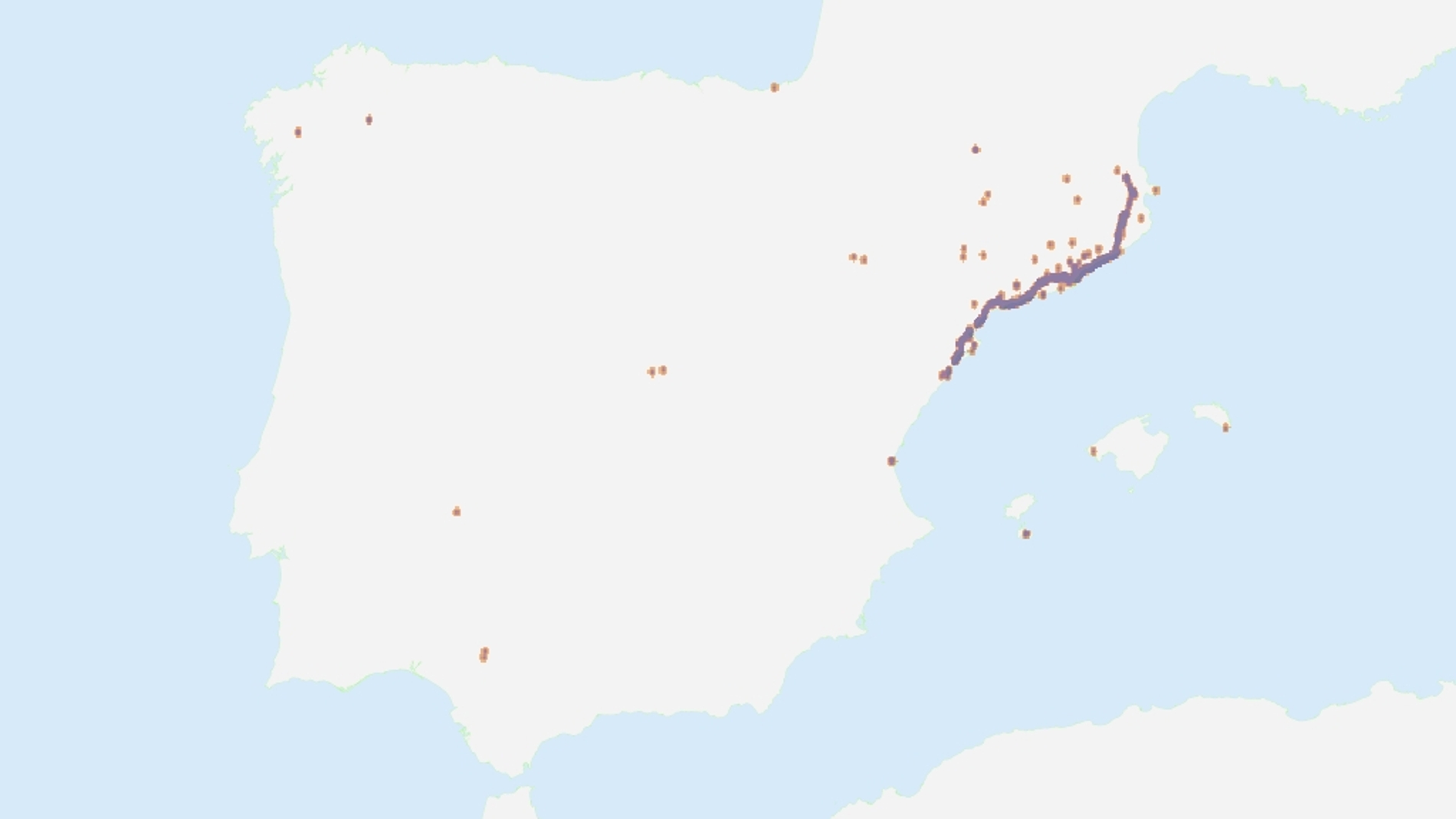 Tuits de la Via catalana