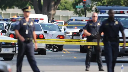 La Policía de Washington acordona la zona Agentes de la Policía de Washington