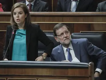 Sáenz de Santamaría en el Congreso de los Diputados Sáenz de Santamaría en el Congreso de los Diputados