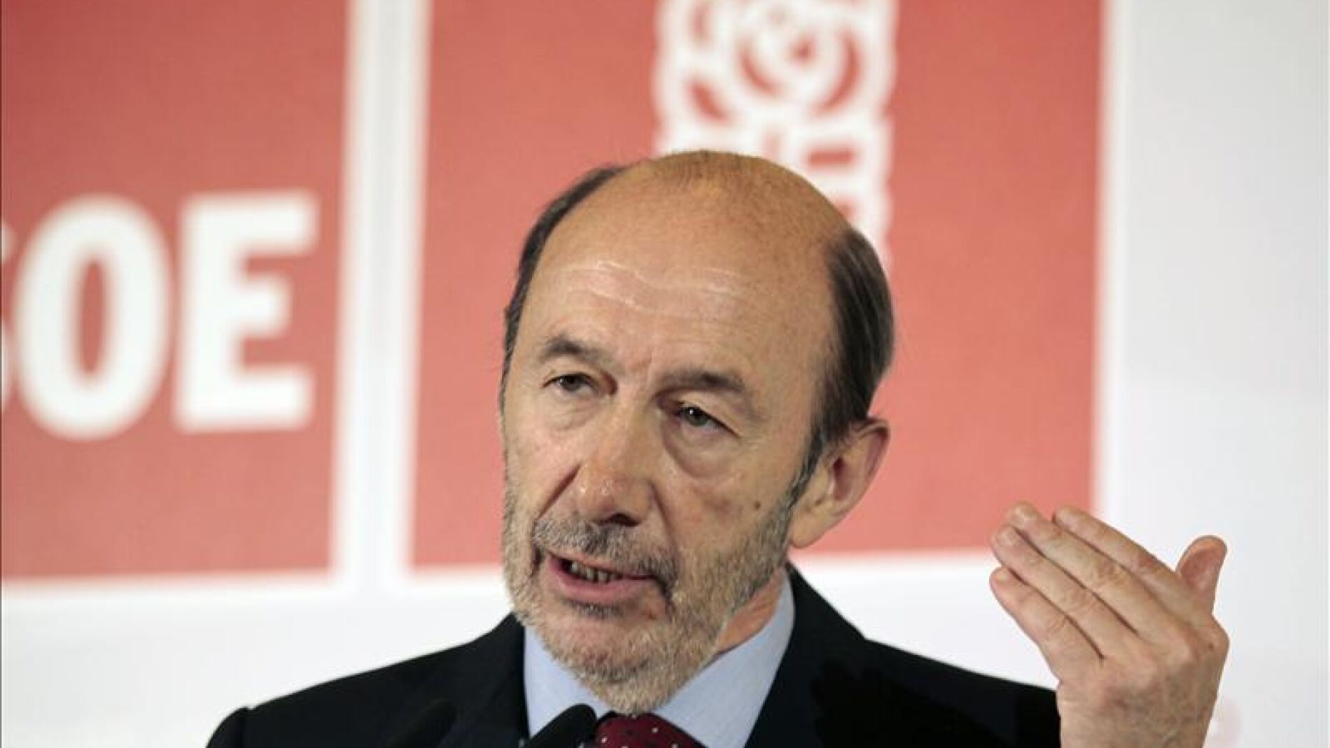 Alfredo Pérez Rubalcaba, líder del Partido Socialista (Archivo)