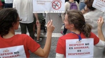 Protestas contra los recortes en ciencia