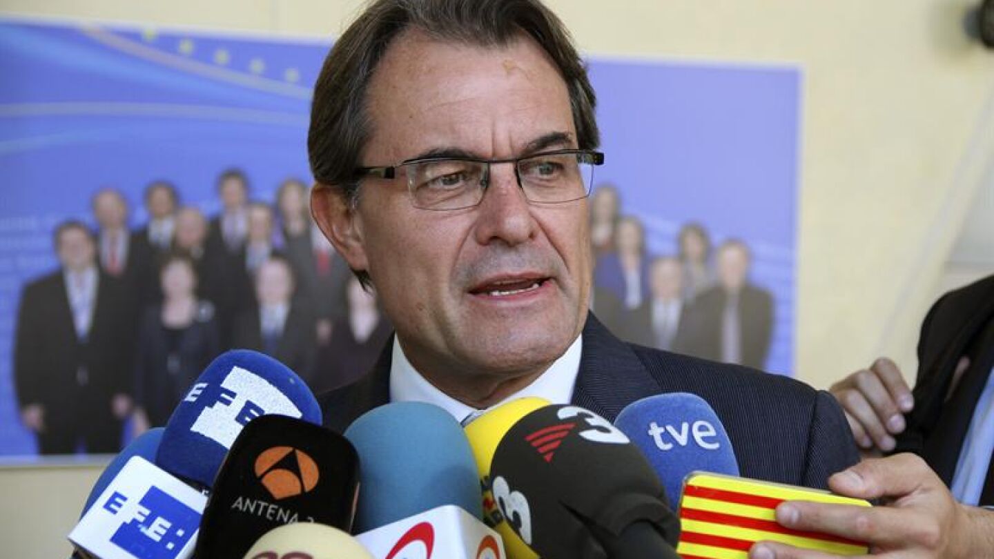 El presidente de la Generalitat de Catalu&ntilde;a, Artur Mas