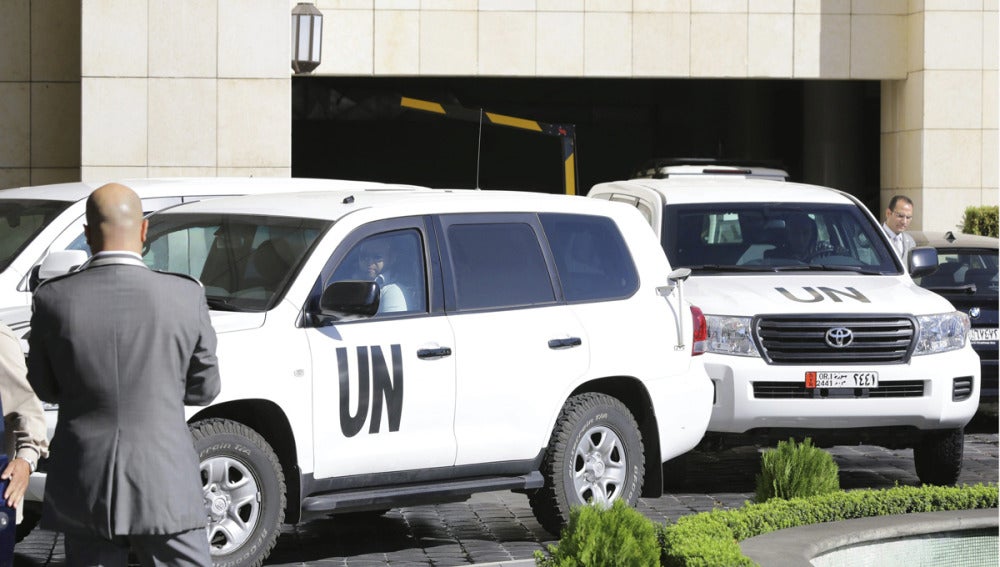 Inspectores de la ONU en Siria