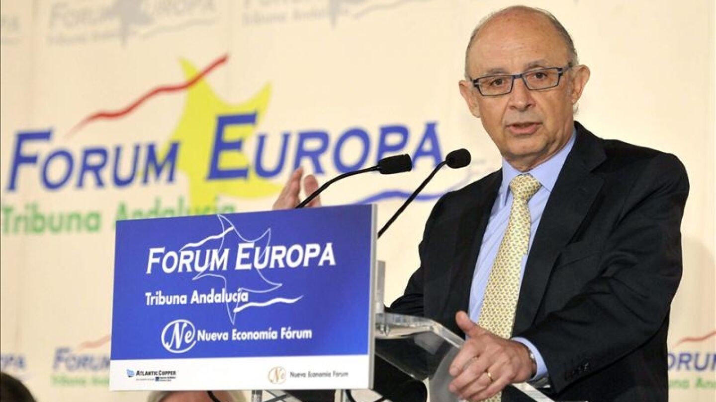 Crist&oacute;bal Montoro, ministro de Hacienda y Administraciones P&uacute;blicas.