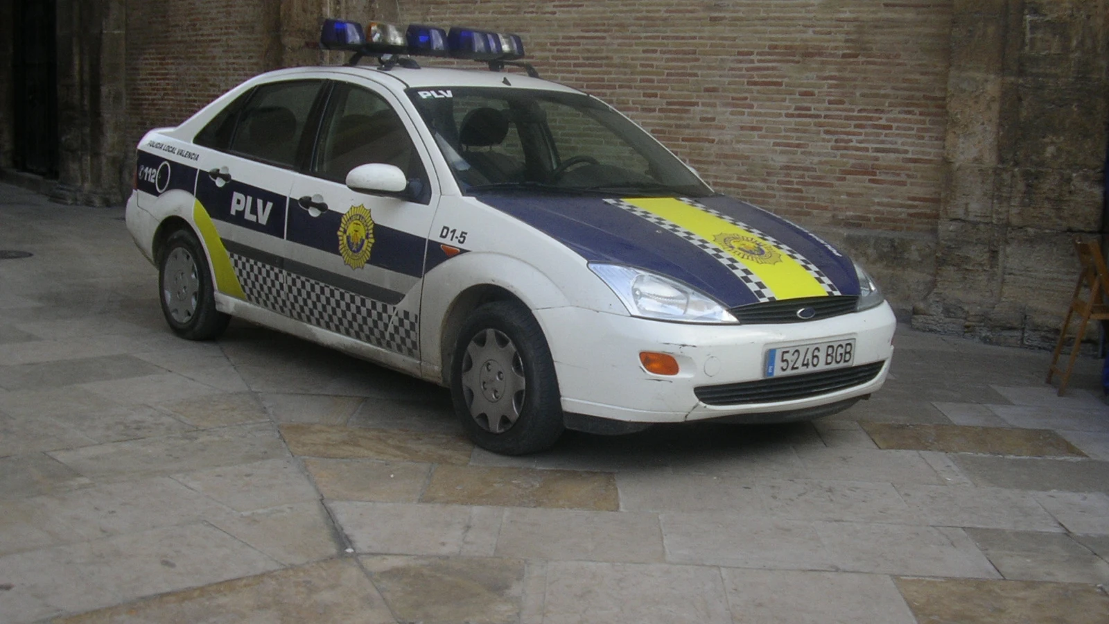 Coche de la Policía Local de Valencia