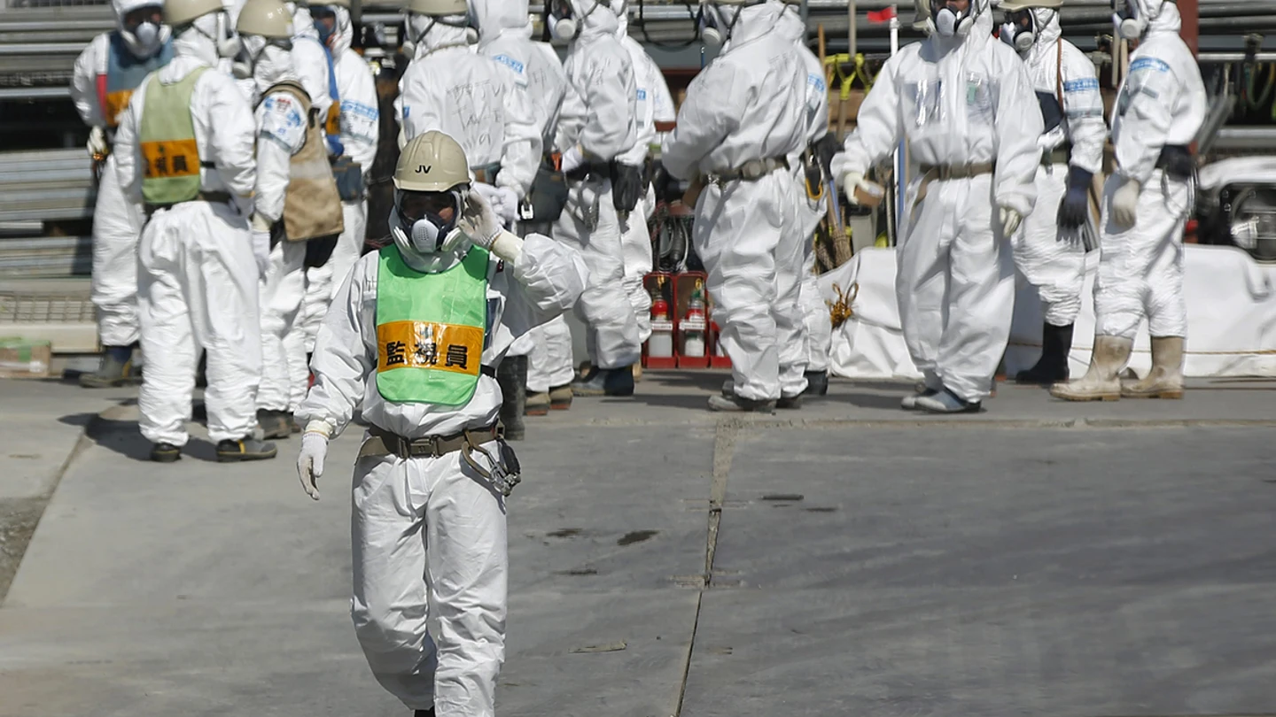 Trabajadores en las central de Fukushima Trabajadores en las central de Fukushima