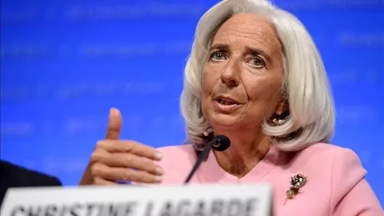 La directora gerente del Fondo Monetario Internacional (FMI), Christine Lagarde La directora gerente del Fondo Monetario Internacional (FMI), Christine Lagarde