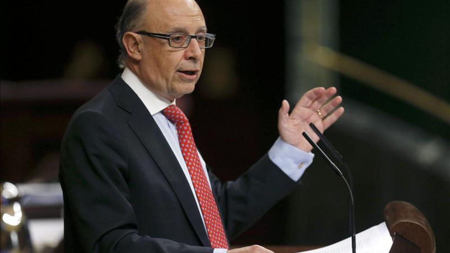 El ministro de Hacienda y Administraciones P&uacute;blicas, Crist&oacute;bal Montoro