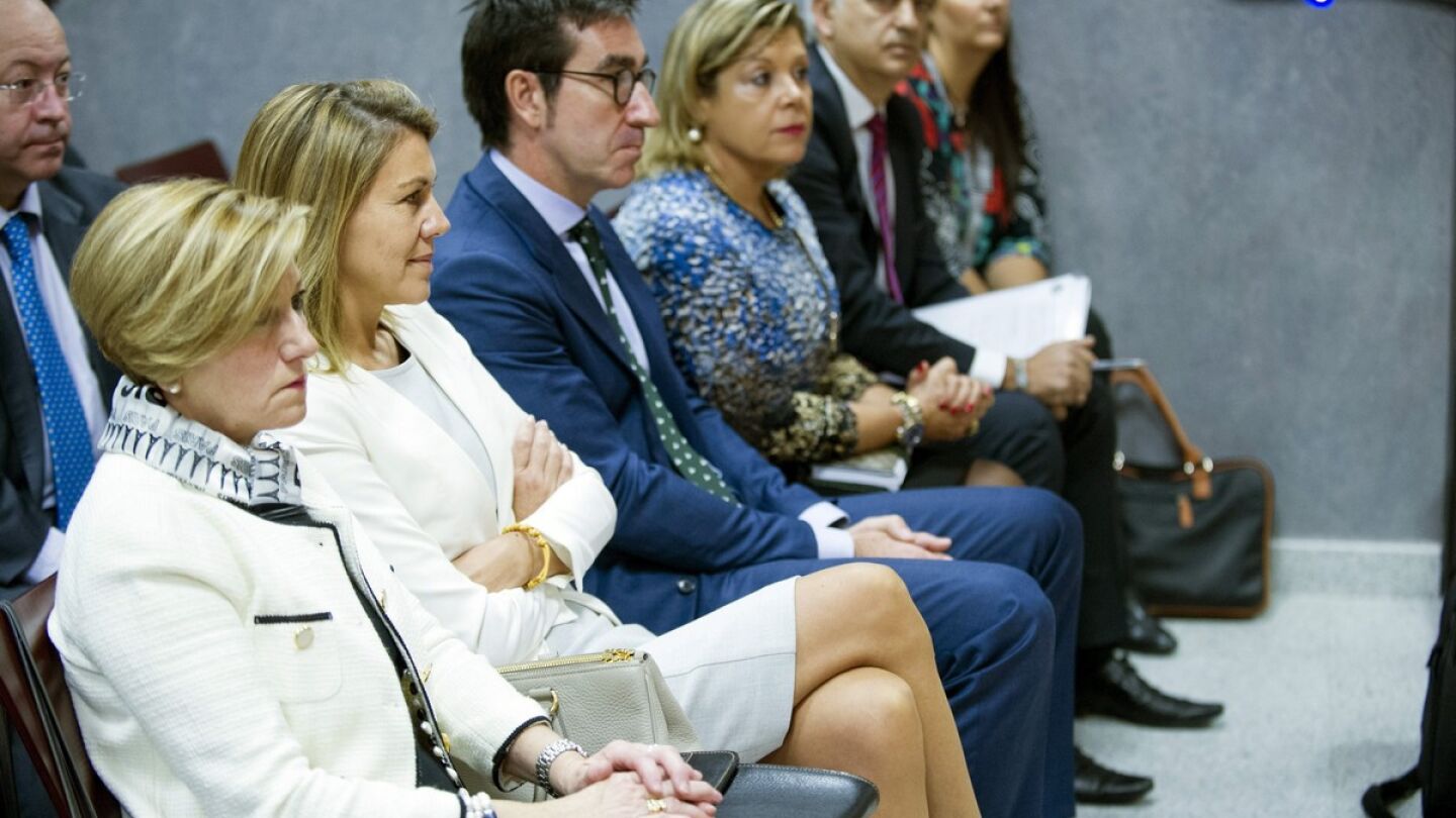 La secretaria general del PP, Mar&iacute;a Dolores de Cospedal