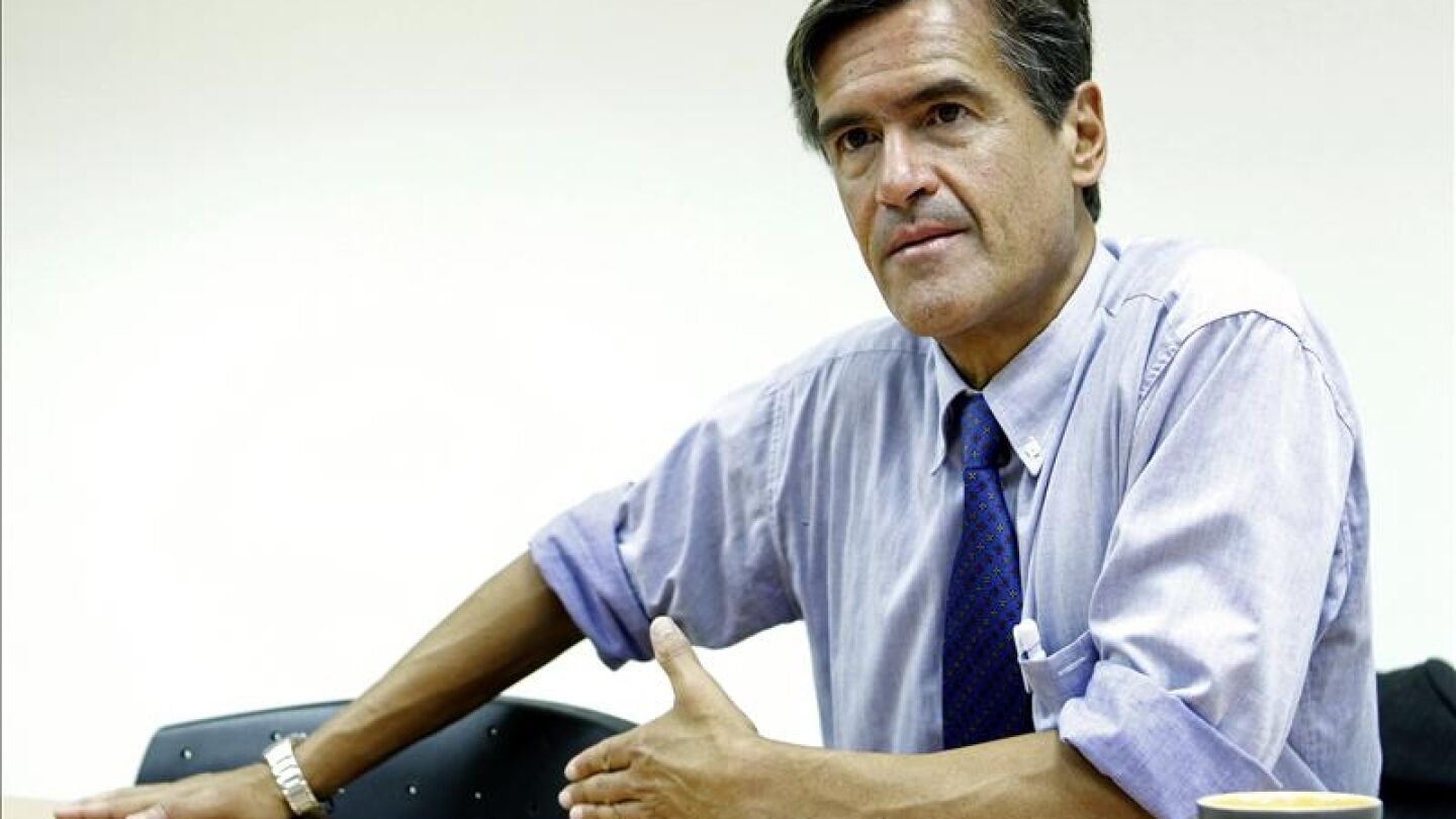 El exministro de Justicia Juan Fernando L&oacute;pez Aguilar.