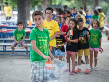 Voto de uno de los niños Voto de uno de los niños