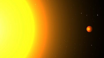 Recreación artística del planeta Kepler 78b