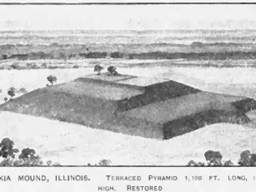 Túmulo en Cahokia Túmulo en Cahokia