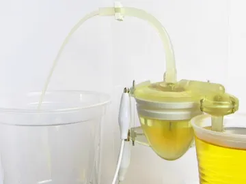 Imagen del corazón de orina que dará energía al Ecobot Imagen del corazón de orina que dará energía al Ecobot