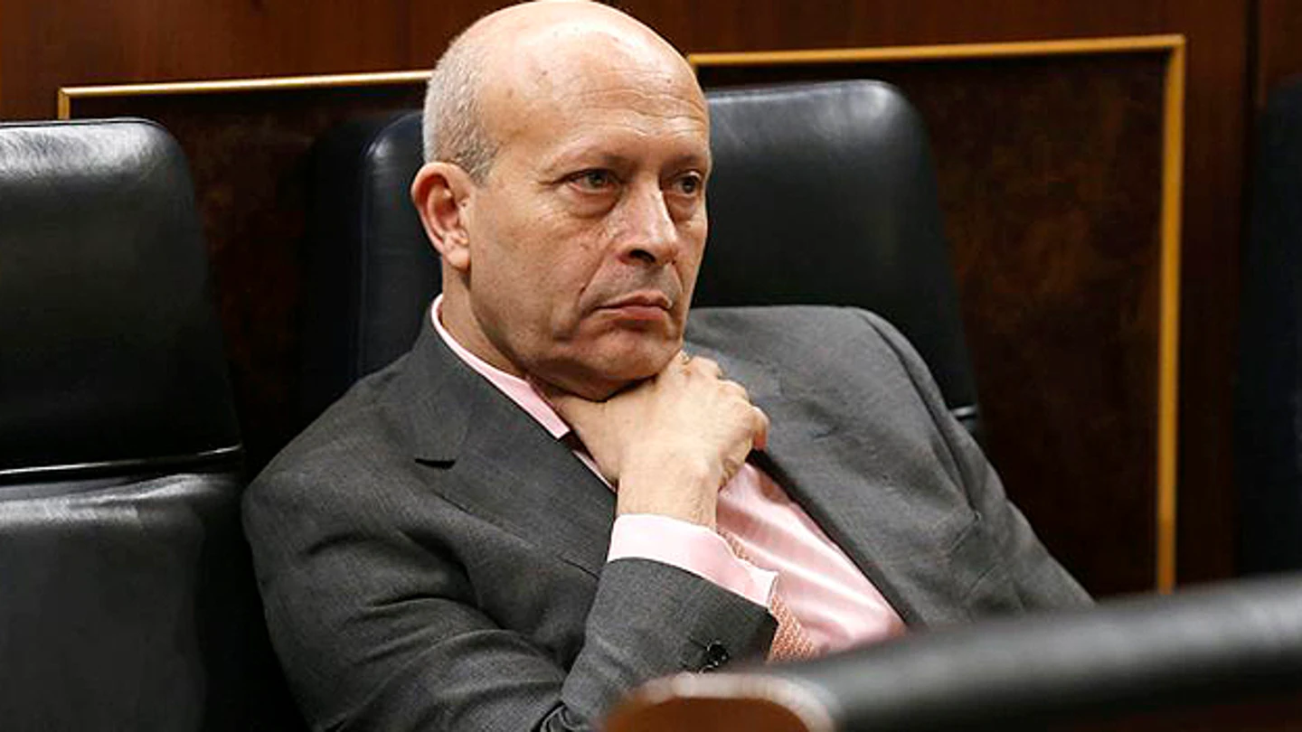 Wert en su escaño del Congreso de los Diputados Wert en su escaño del Congreso de los Diputados