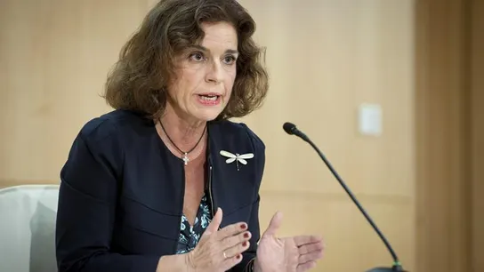 La alcaldesa de Madrid, Ana Botella, en rueda de prensa. La alcaldesa de Madrid, Ana Botella, en rueda de prensa.