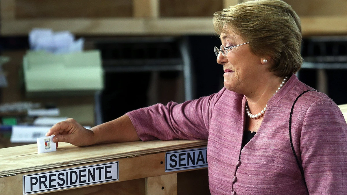 La candidata presidencial de la Nueva Mayoría, Michelle Bachelet La candidata presidencial de la Nueva Mayoría, Michelle Bachelet