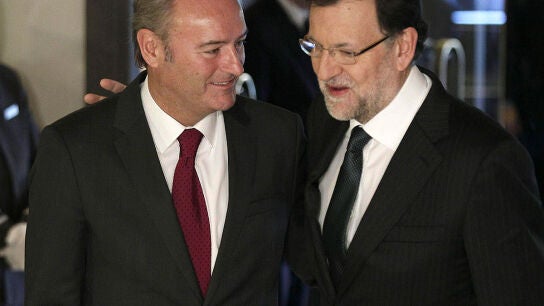 Alberto Fabra con Mariano Rajoy