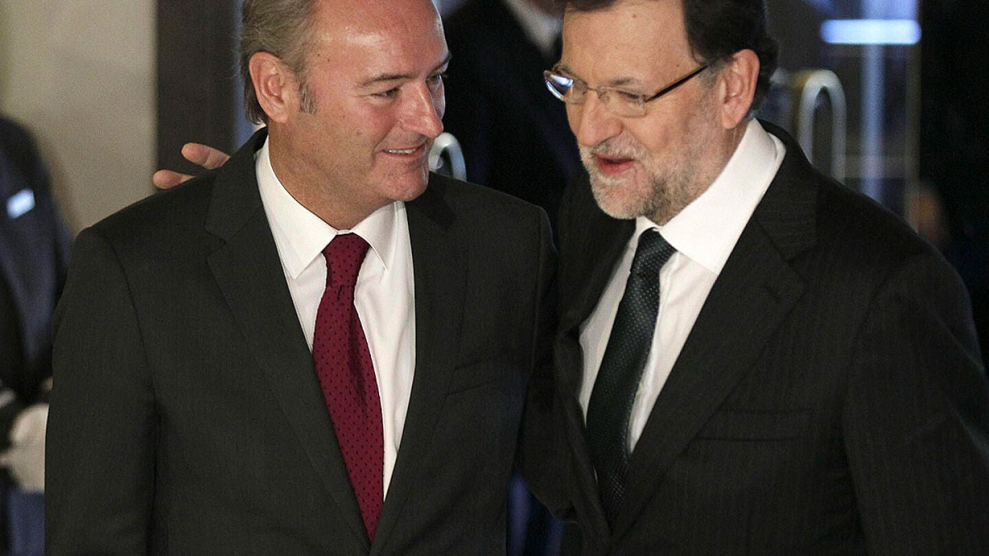 Alberto Fabra con Mariano Rajoy