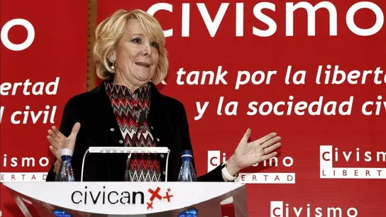 La presidenta del PP de Madrid, Esperanza Aguirre. La presidenta del PP de Madrid, Esperanza Aguirre.