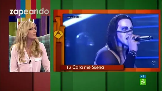 Anna Simon en Zapeando Anna Simon en Zapeando