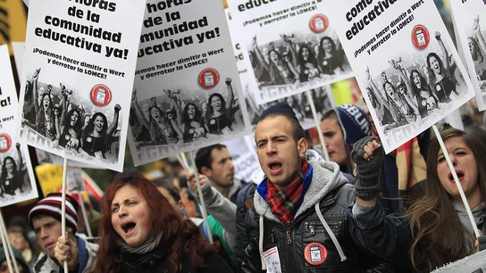 Los estudiantes han convocado 14 días de huelga antes de que finalice el curso Los estudiantes han convocado 14 días de huelga antes de que finalice el curso