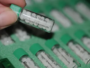 Aspecto de un producto homeopático de us Aspecto de un producto homeopático de us