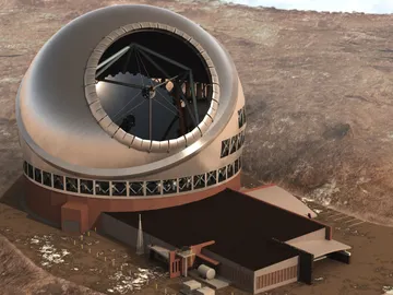 TMT. El Thirty Meter Telescope de Hawái aspira a ser el mayor telescopio sobre la faz de la Tierra. TMT. El Thirty Meter Telescope de Hawái aspira a ser el mayor telescopio sobre la faz de la Tierra.