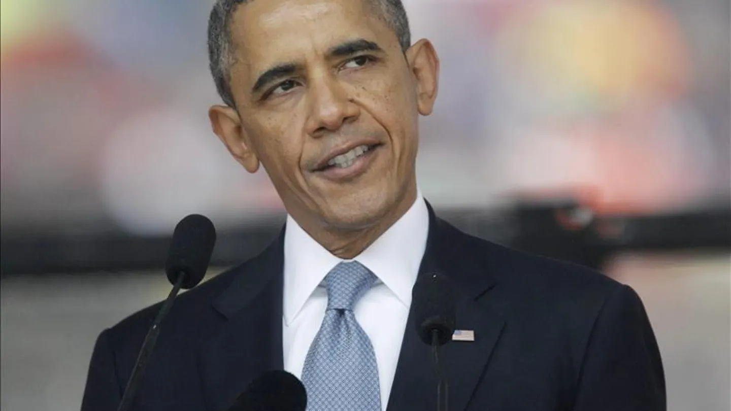 Barack Obama despide a Mandela Barack Obama despide a Mandela