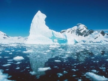Hielo en la Antártida