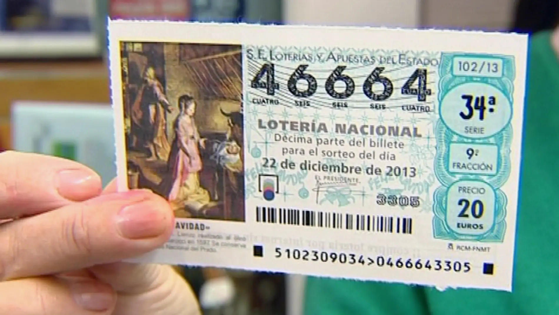 El número de preso de Mandela, en la Lotería