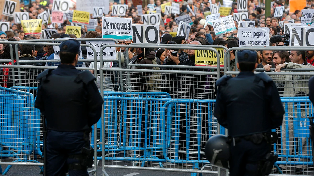 Concentración frente al Congreso de los Diputados