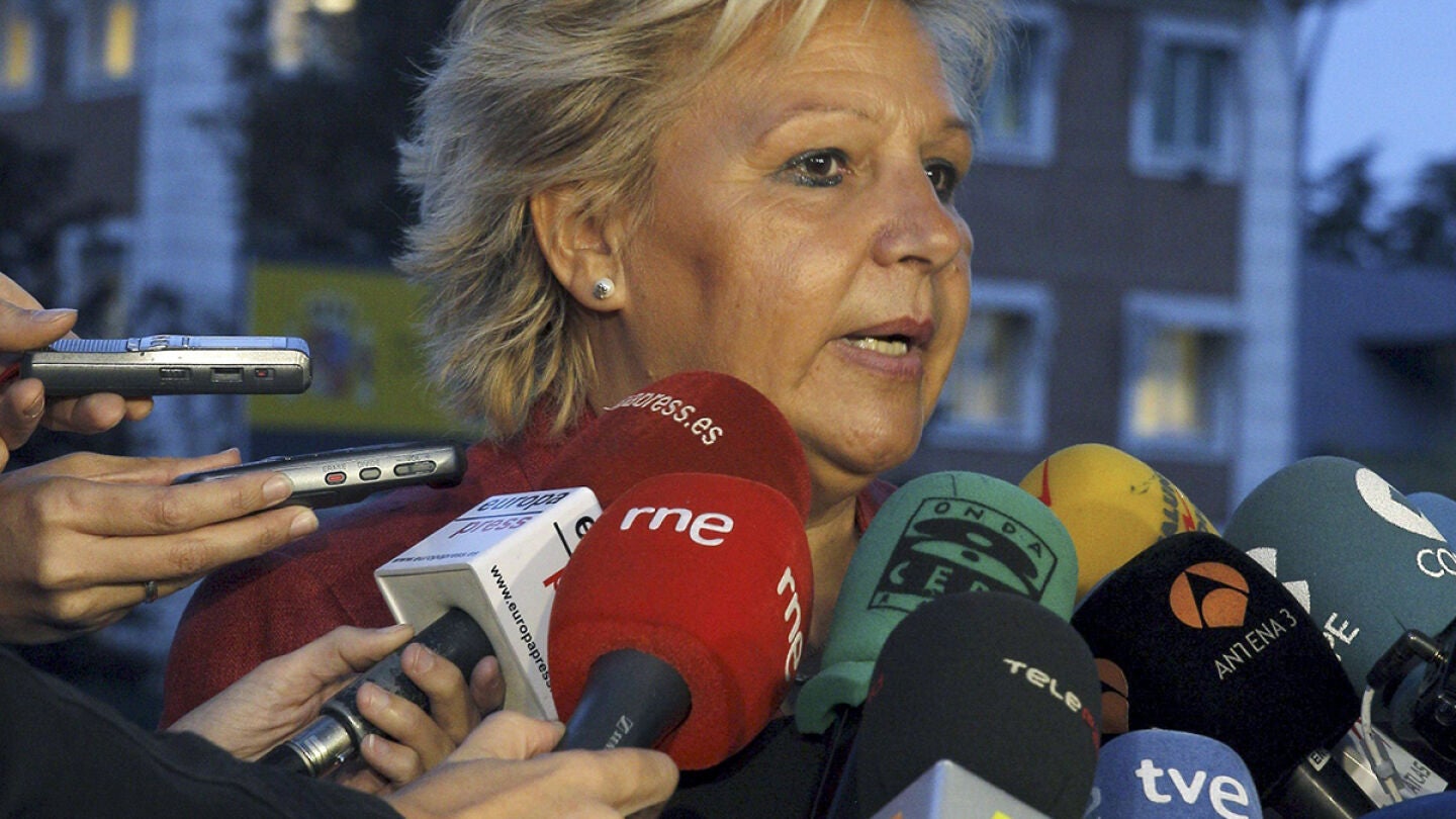 La presidenta de la Asociaci&oacute;n de V&iacute;ctimas del Terrorismo (AVT), &Aacute;ngeles Pedraza