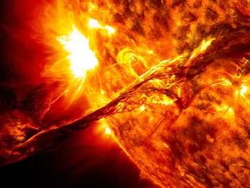 erupción solar erupción solar