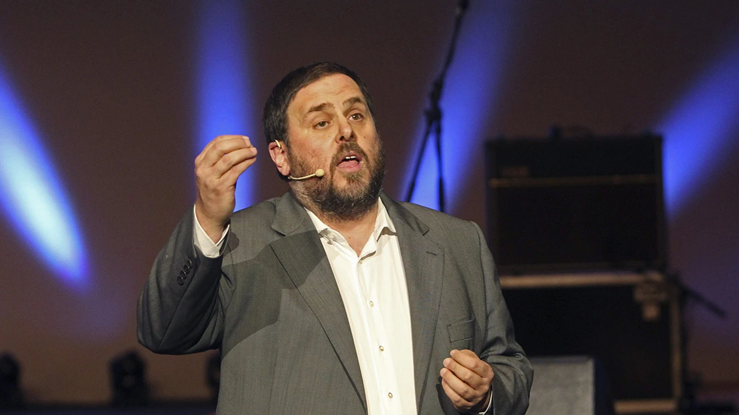 Oriol Junqueras: "Cuando nos amenazan, nos cohesionan" Oriol Junqueras: "Cuando nos amenazan, nos cohesionan"