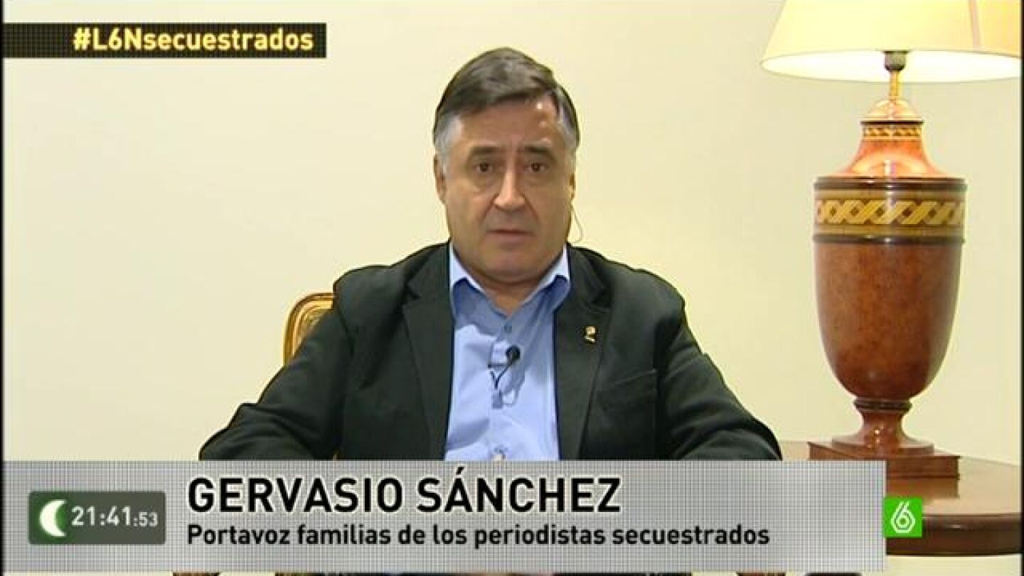 Gervasio S&aacute;nchez: "No sabemos qu&eacute; quieren los secuestradores"