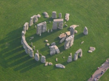 Imagen aérea del monumento de Stonehenge, en el condado de Wiltshire (Inglaterra)