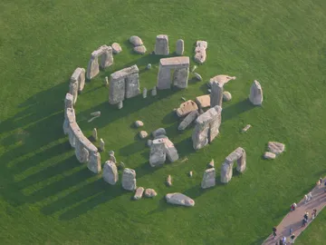 Imagen aérea del monumento de Stonehenge, en el condado de Wiltshire (Inglaterra) Imagen aérea del monumento de Stonehenge, en el condado de Wiltshire (Inglaterra)