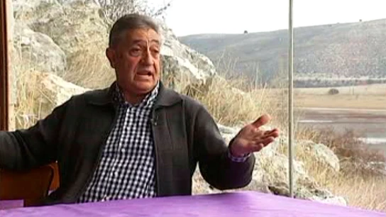 El alcalde de Maderuelo, Santiago Bayo El alcalde de Maderuelo, Santiago Bayo