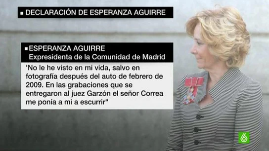 Declaración Esperanza Aguirre Declaración Esperanza Aguirre